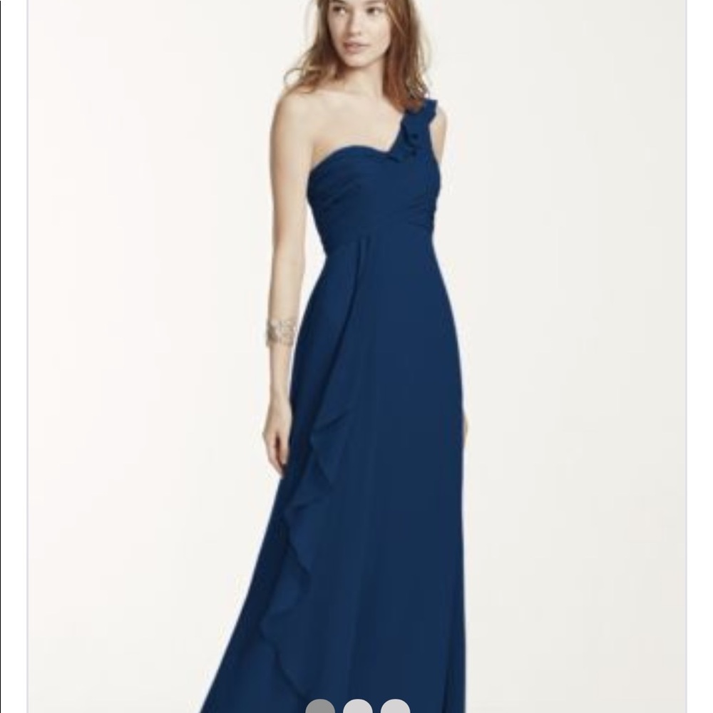 David’s Bridal One shoulder dress -never worn